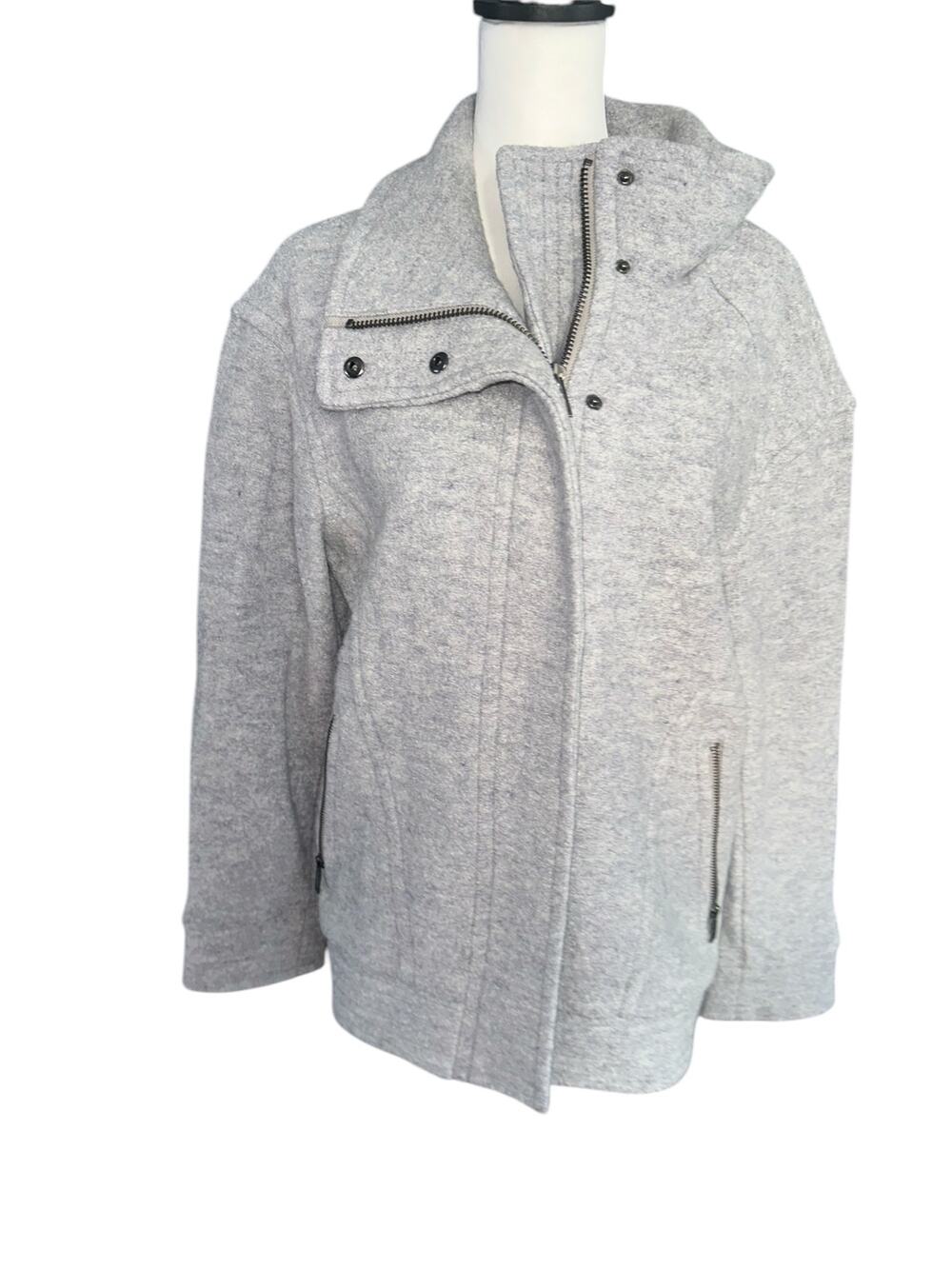 Banana Republic Gray Jacket Medium Wool